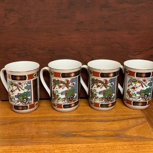 Imari Porcelain Japanese cups